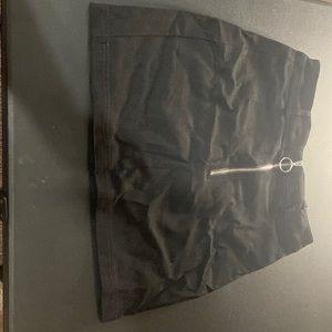 Black Mini Pencil Skirt